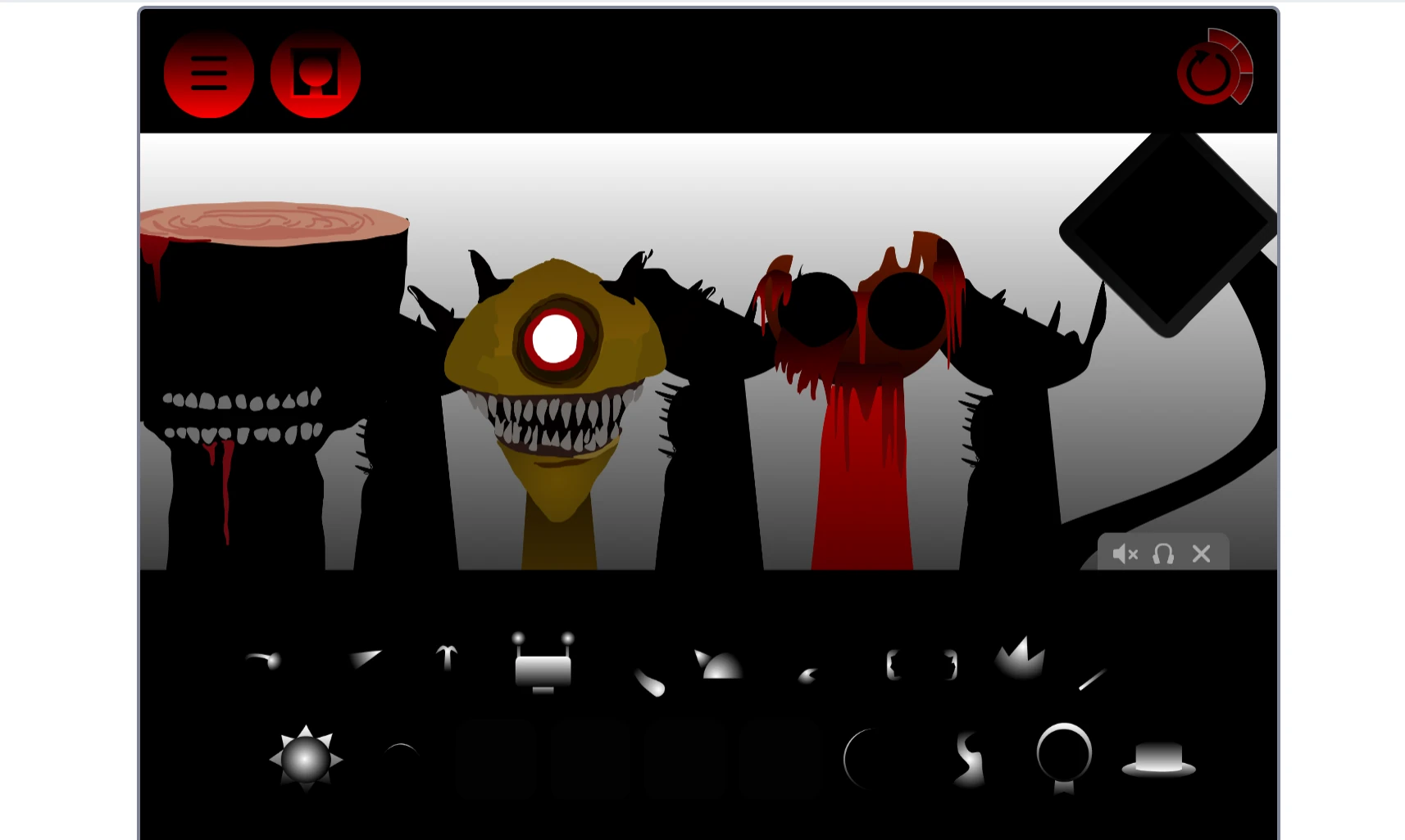 Experimental sound combination in Sprunki Phase 18