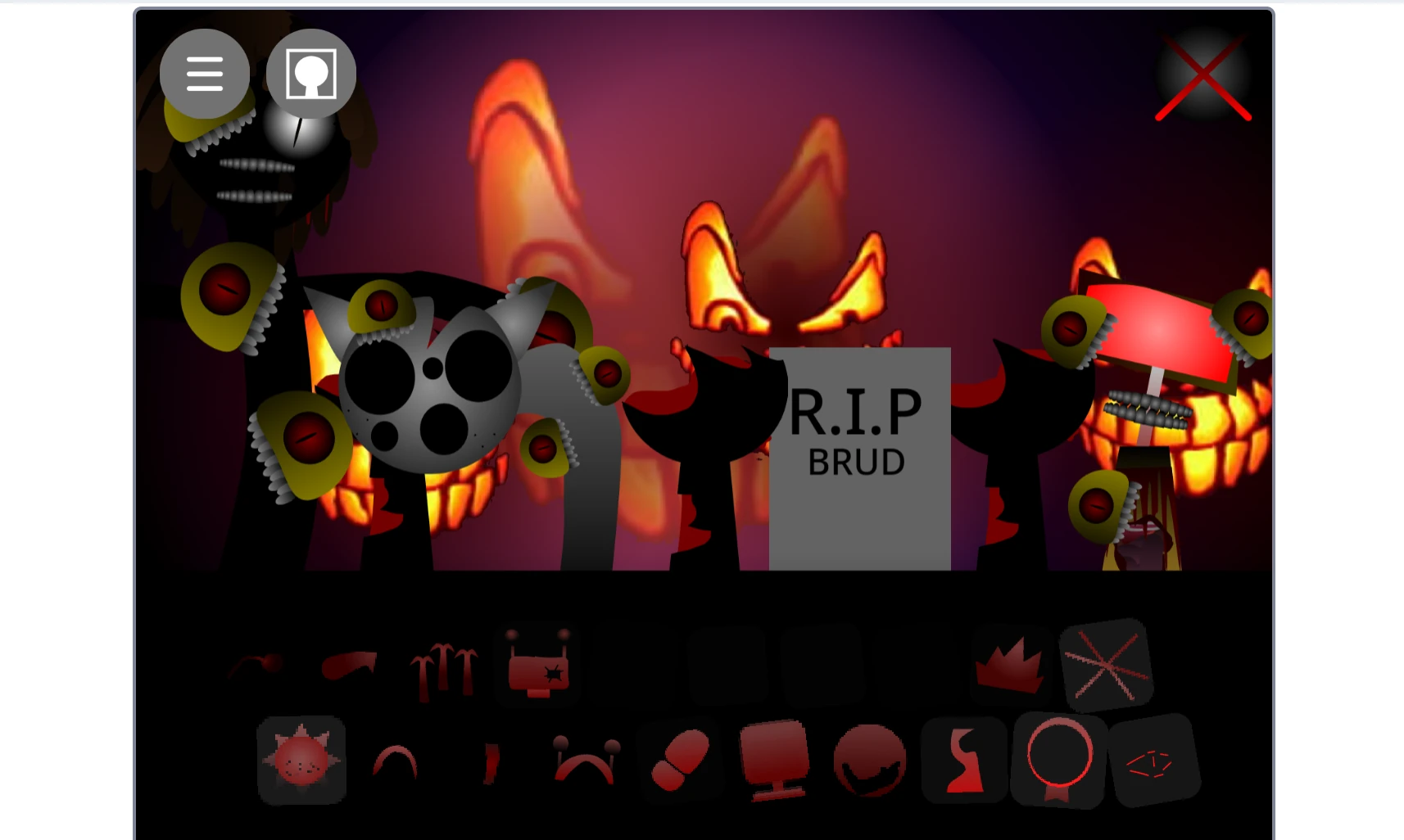 Sprunki Phase 18 sound selection and character interaction