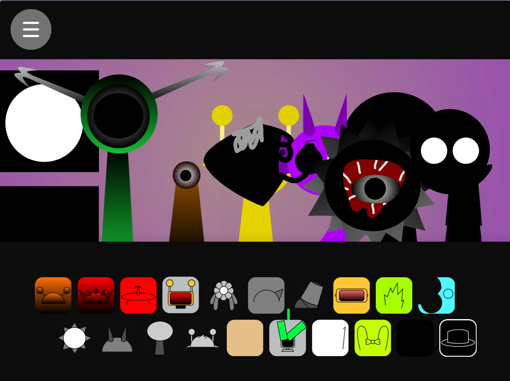 Sprunki Phase 180 sound icon dragging demonstration