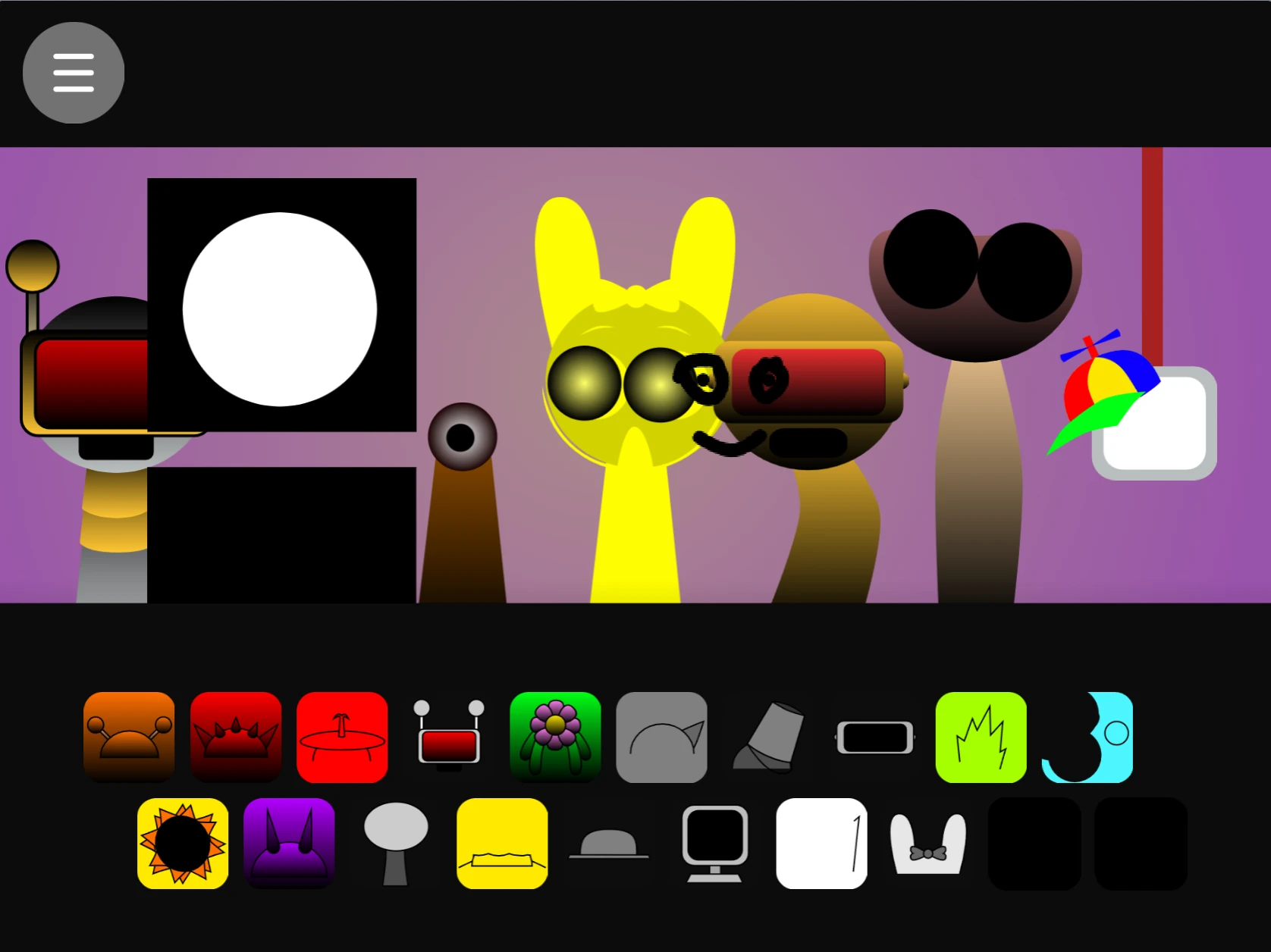 Sprunki Phase 180 beat mixing and layering interface