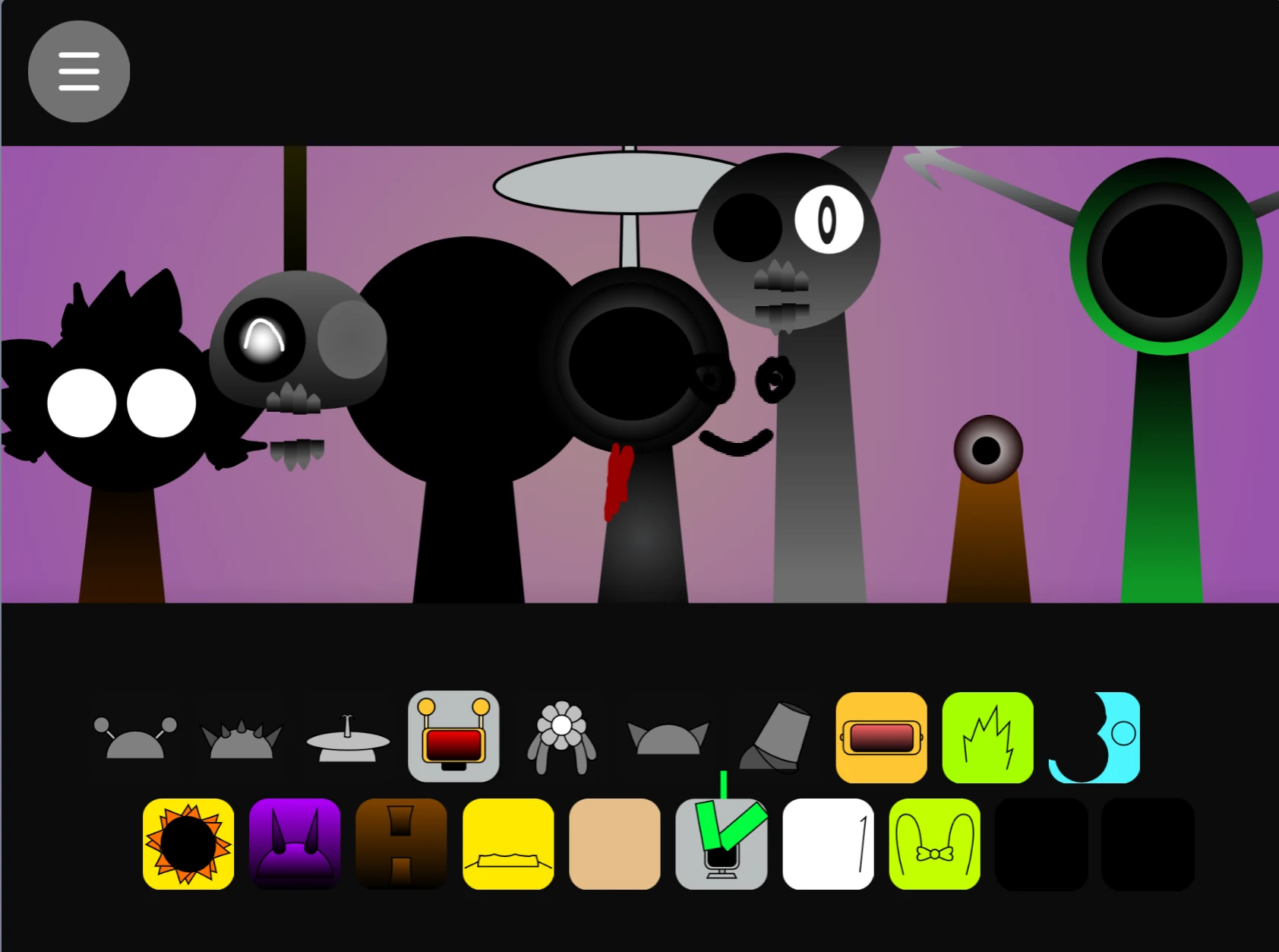 Sprunki Phase 180 multiple character interaction screen