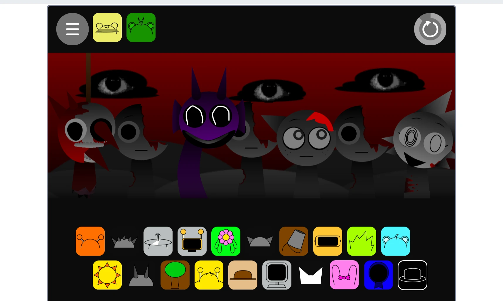 Completed music mix in Sprunki Phase 2.3 Definitive