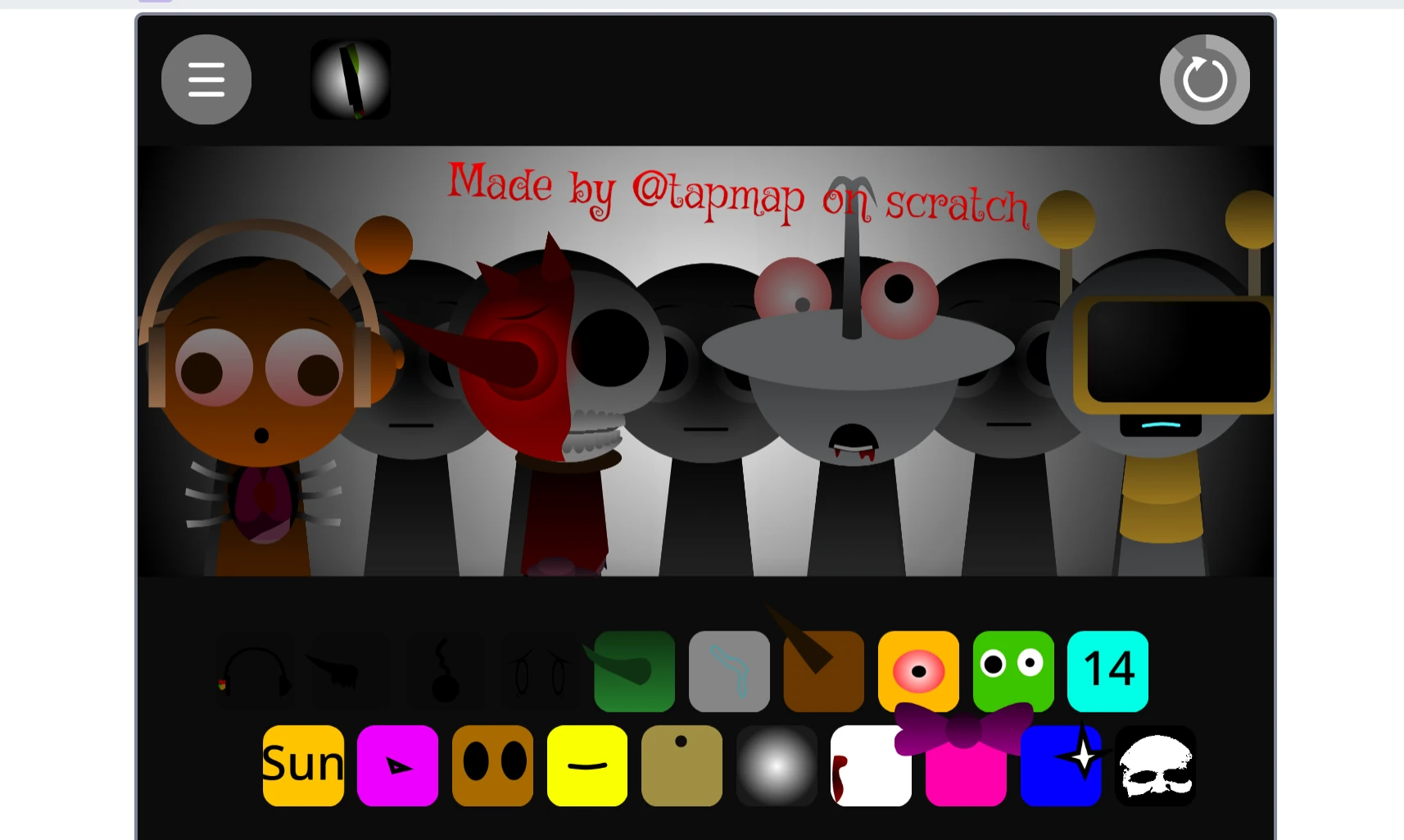 Dragging sound icons in Sprunki Phase 2.7 Definitive