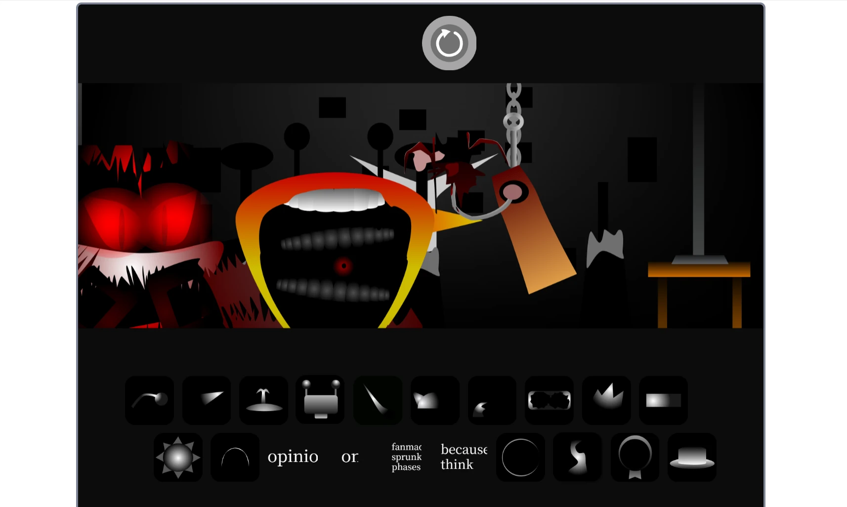 Music mixing interface in Sprunki Phase 2.9