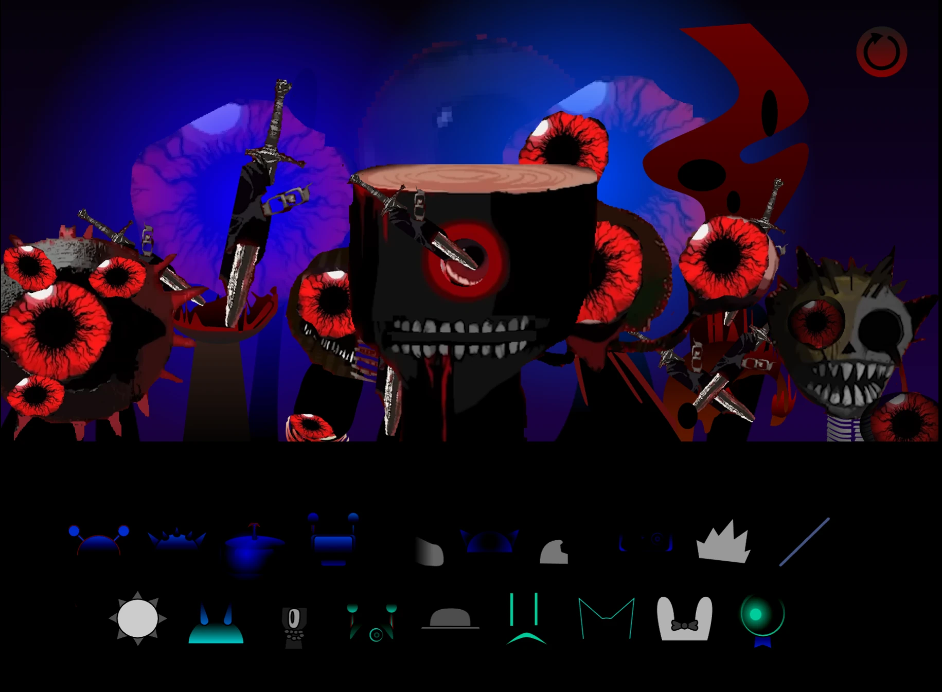 Full screen music creation mode in Sprunki Phase 20 game