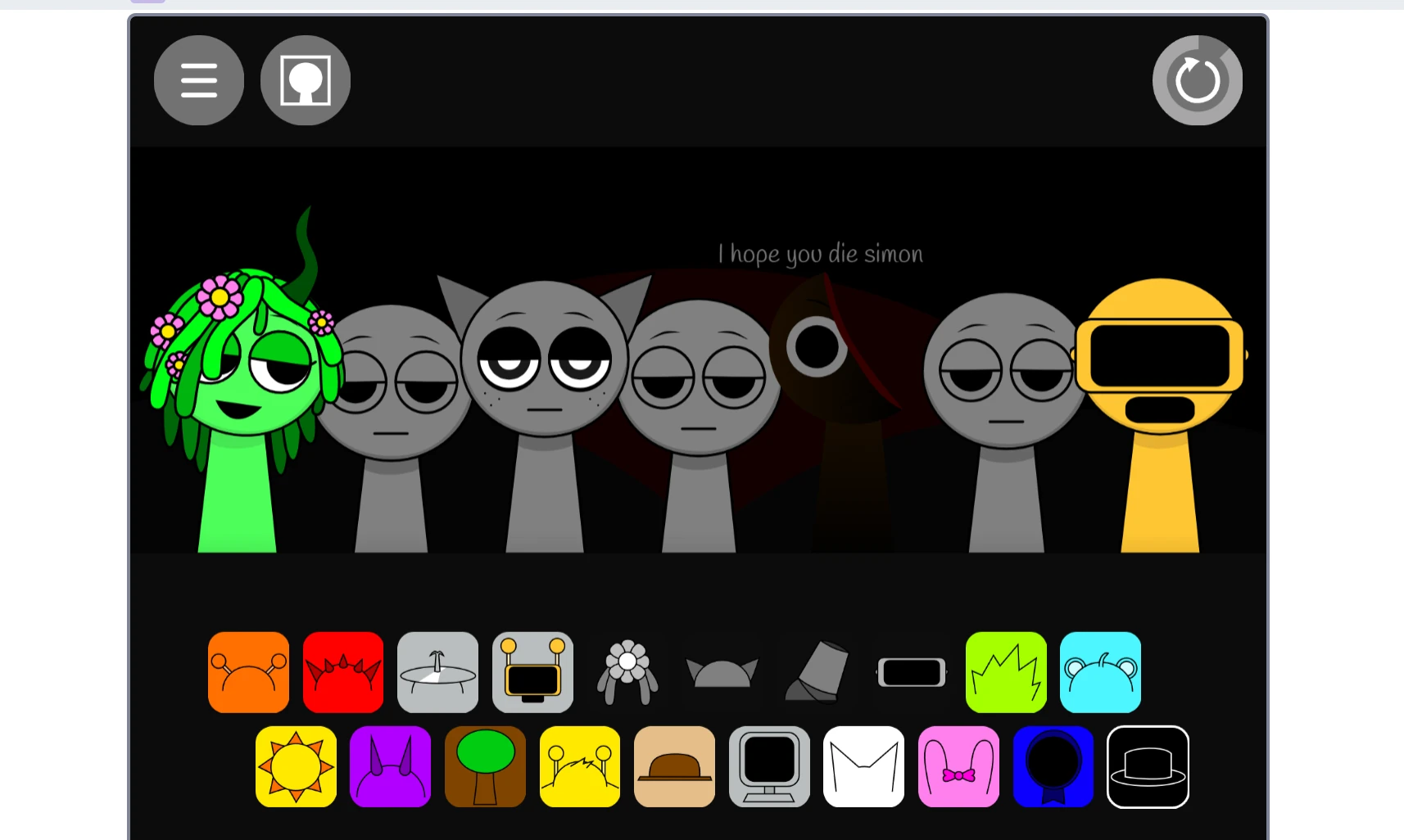 Sprunki Phase 200 Character Selection