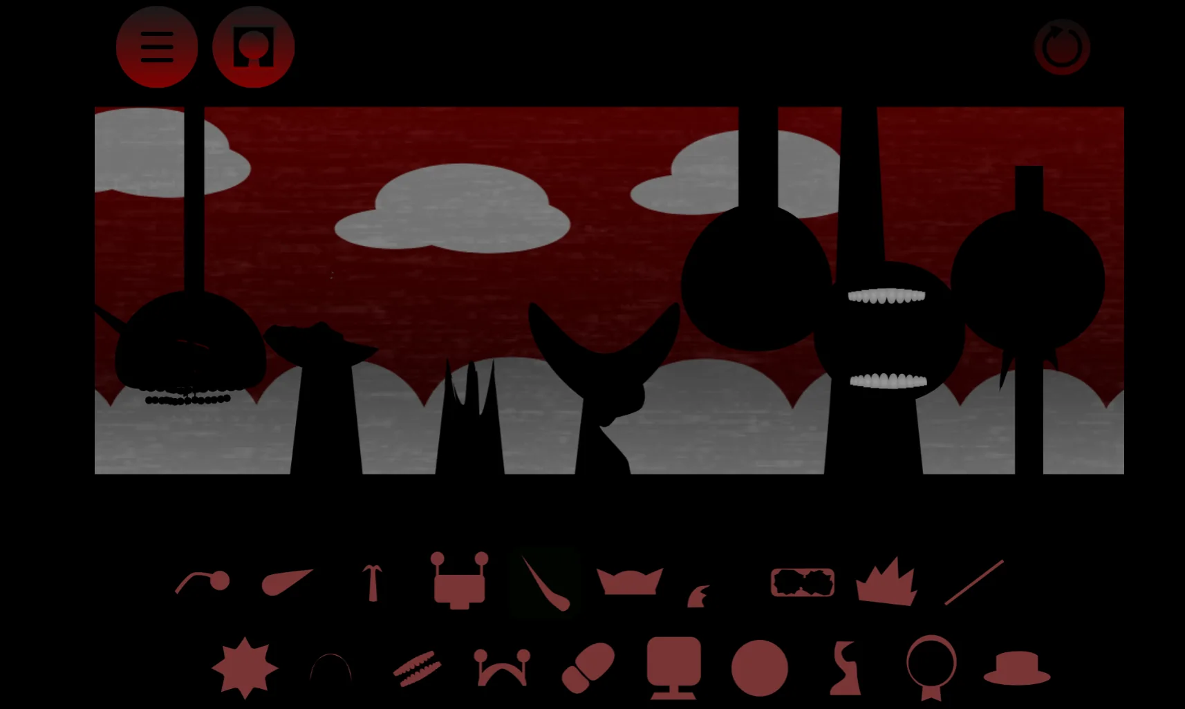 Sprunki Phase 24 Original main interface with character lineup