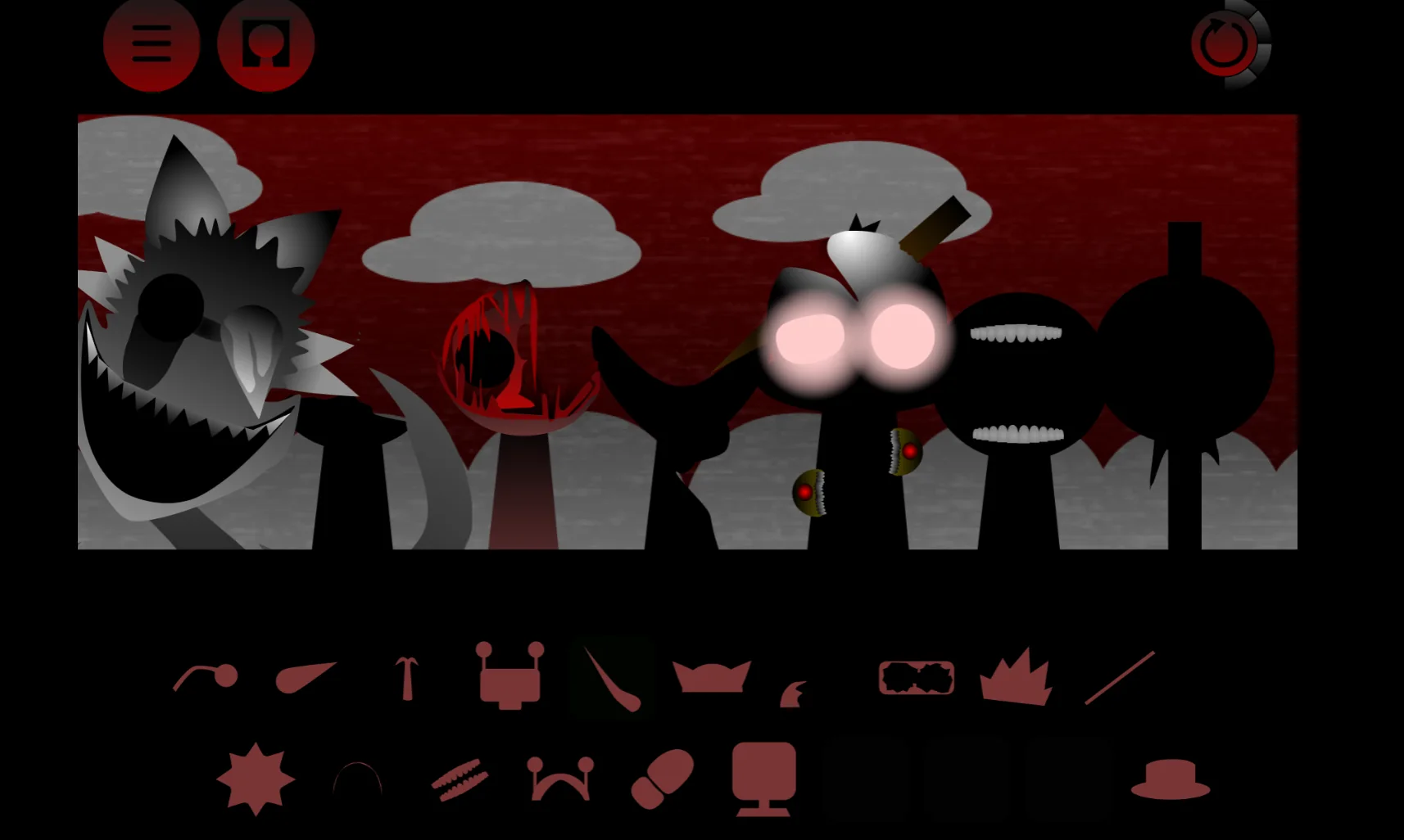 Sprunki Phase 24 Original completed music composition screen