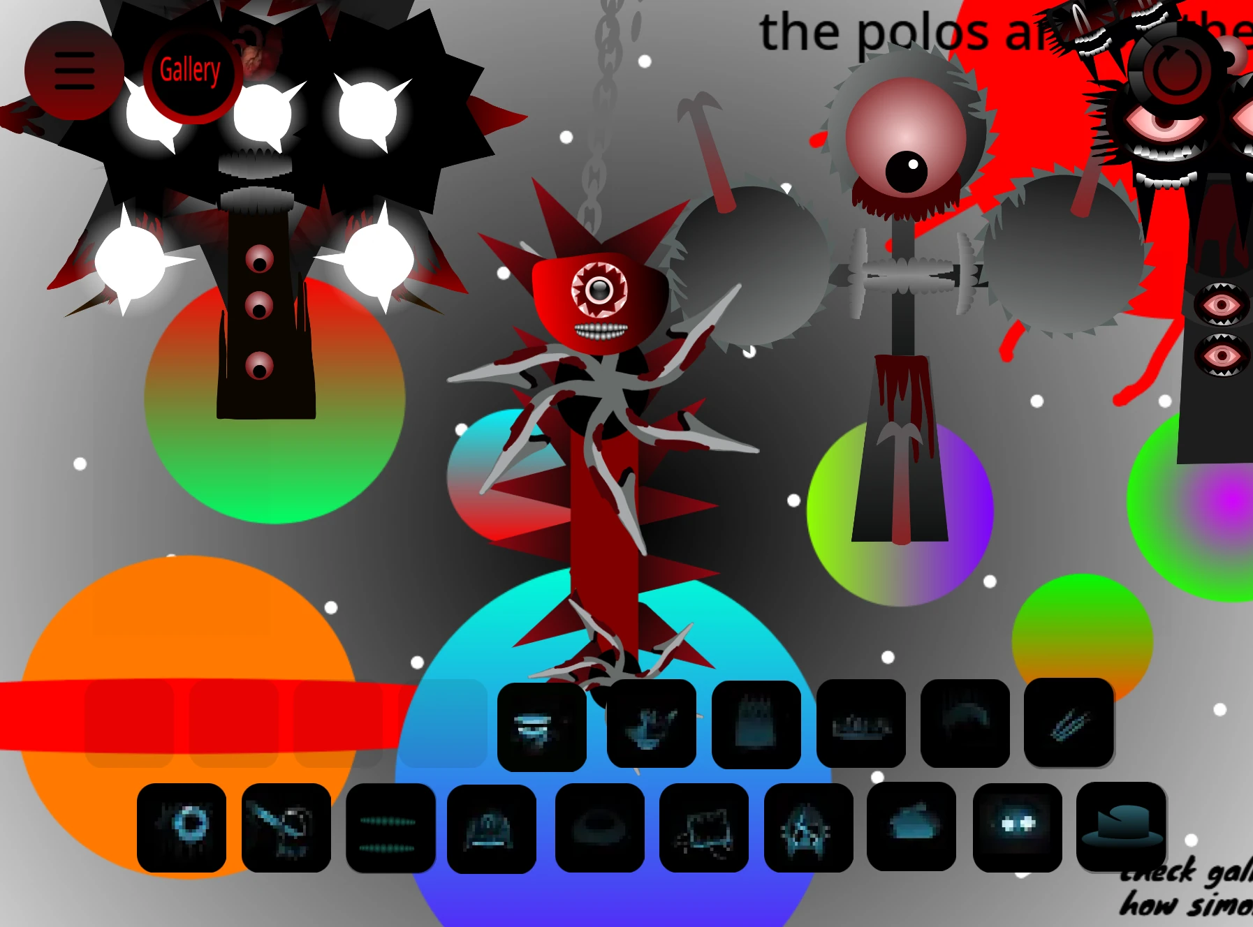 Sprunki Phase 24 music creation interface with multiple characters active