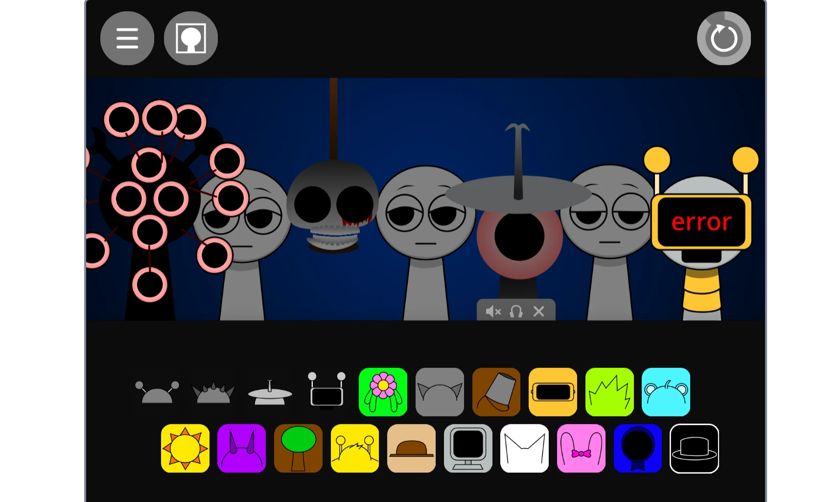 Sprunki Phase 25 Game characters