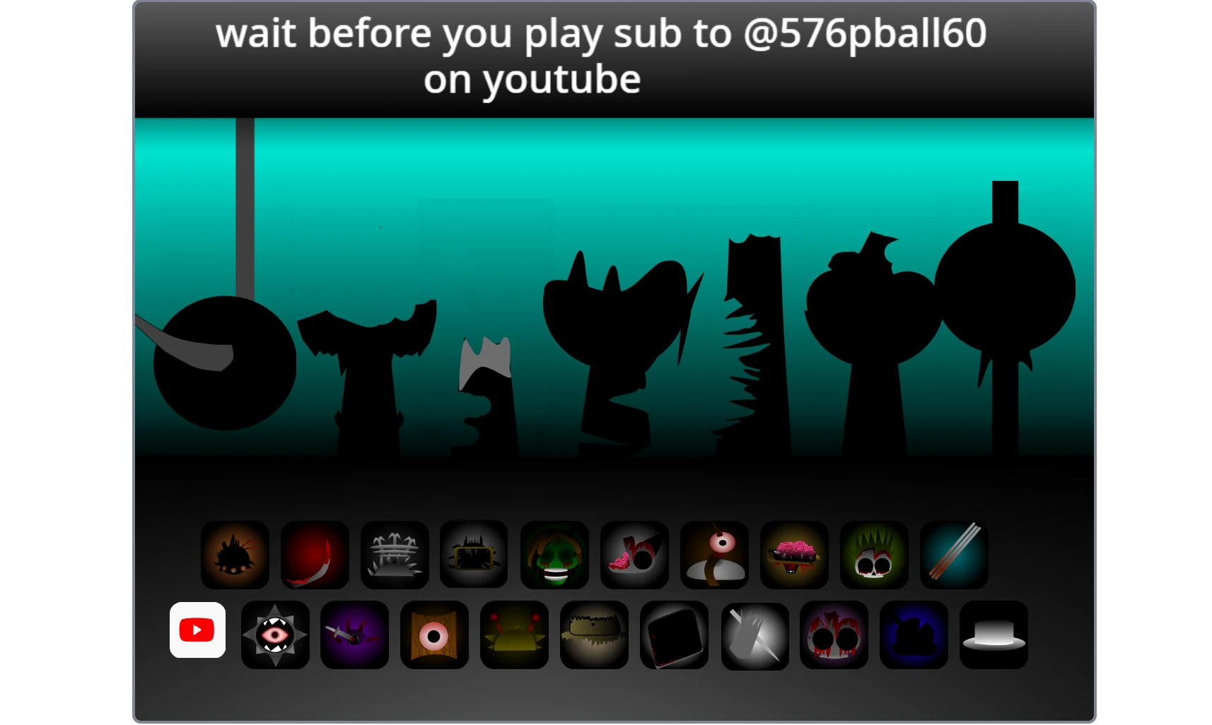 Sprunki Phase 26 Wawa Vibes character selection screen