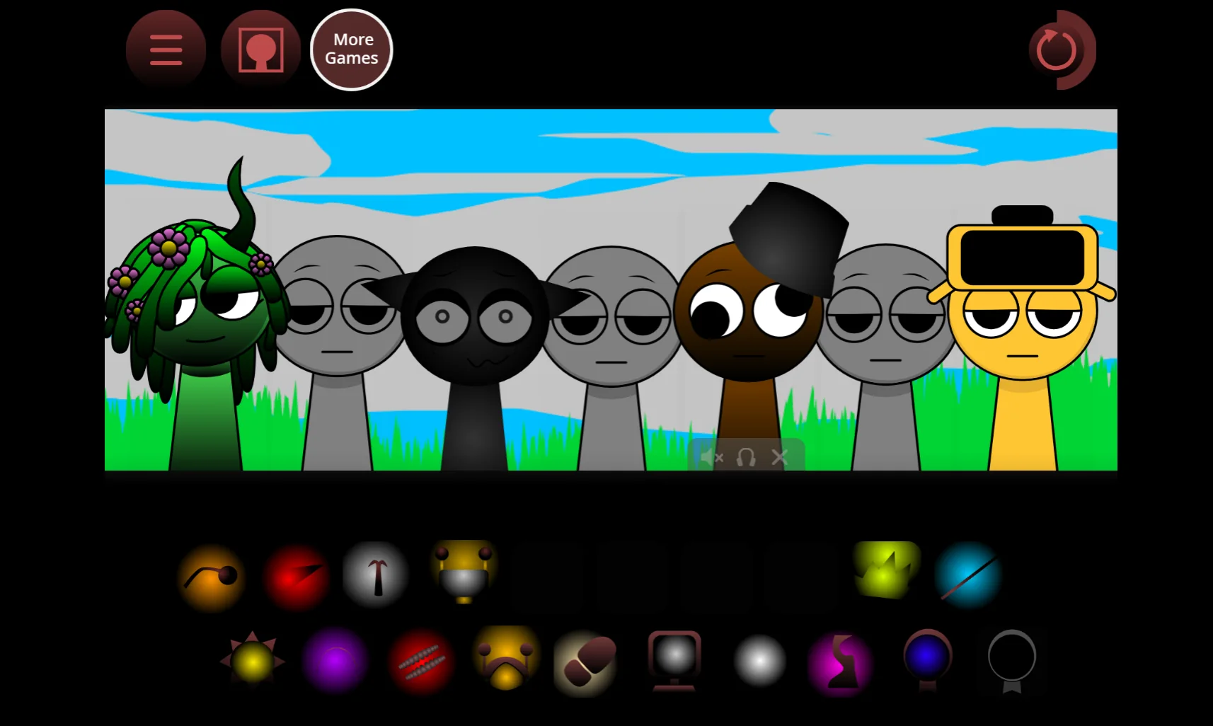 Sprunki Phase 3 character selection