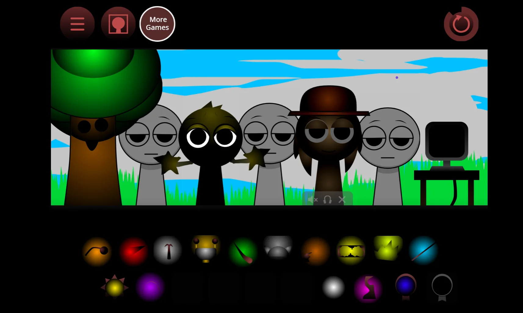 Sprunki Phase 3 sound mixing example