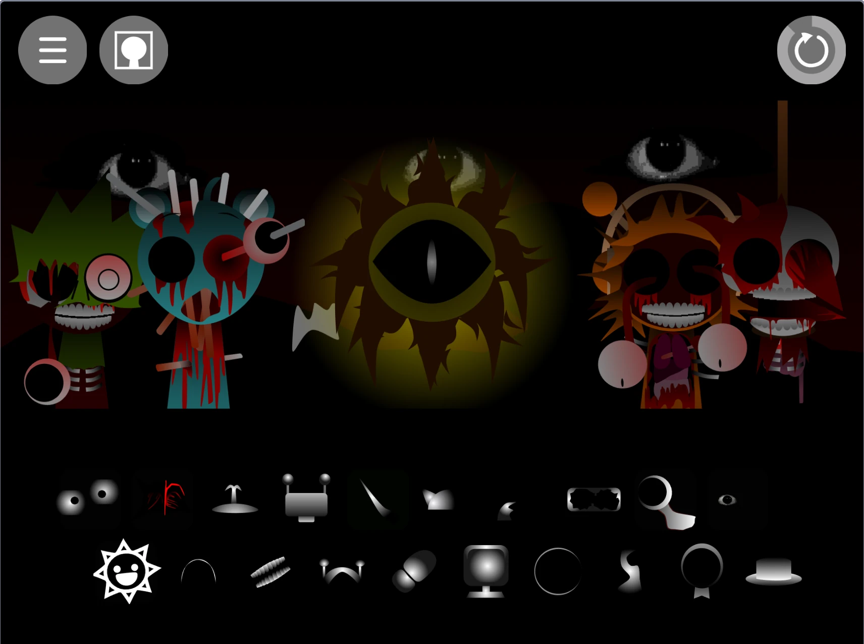 Sprunki Phase 3 definitive reskin sound mixing panel