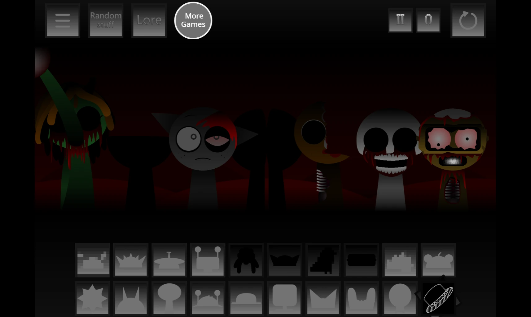 Sprunki Phase 3.5 Character Selection