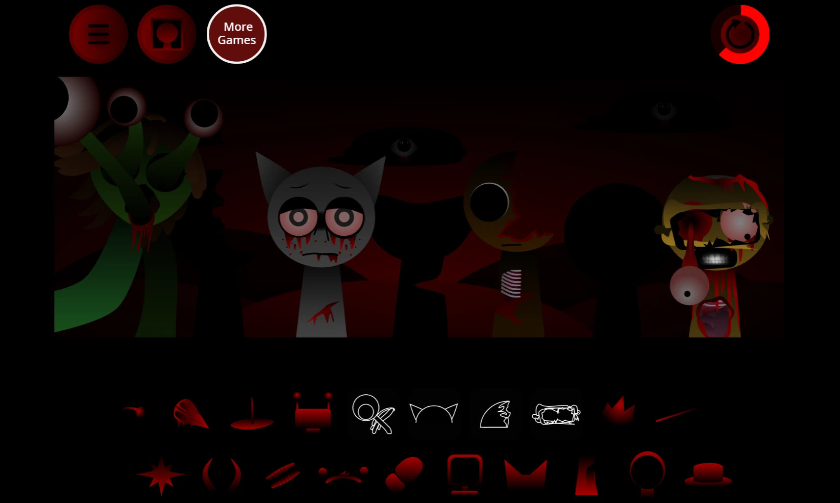 Sprunki Phase 4 character selection