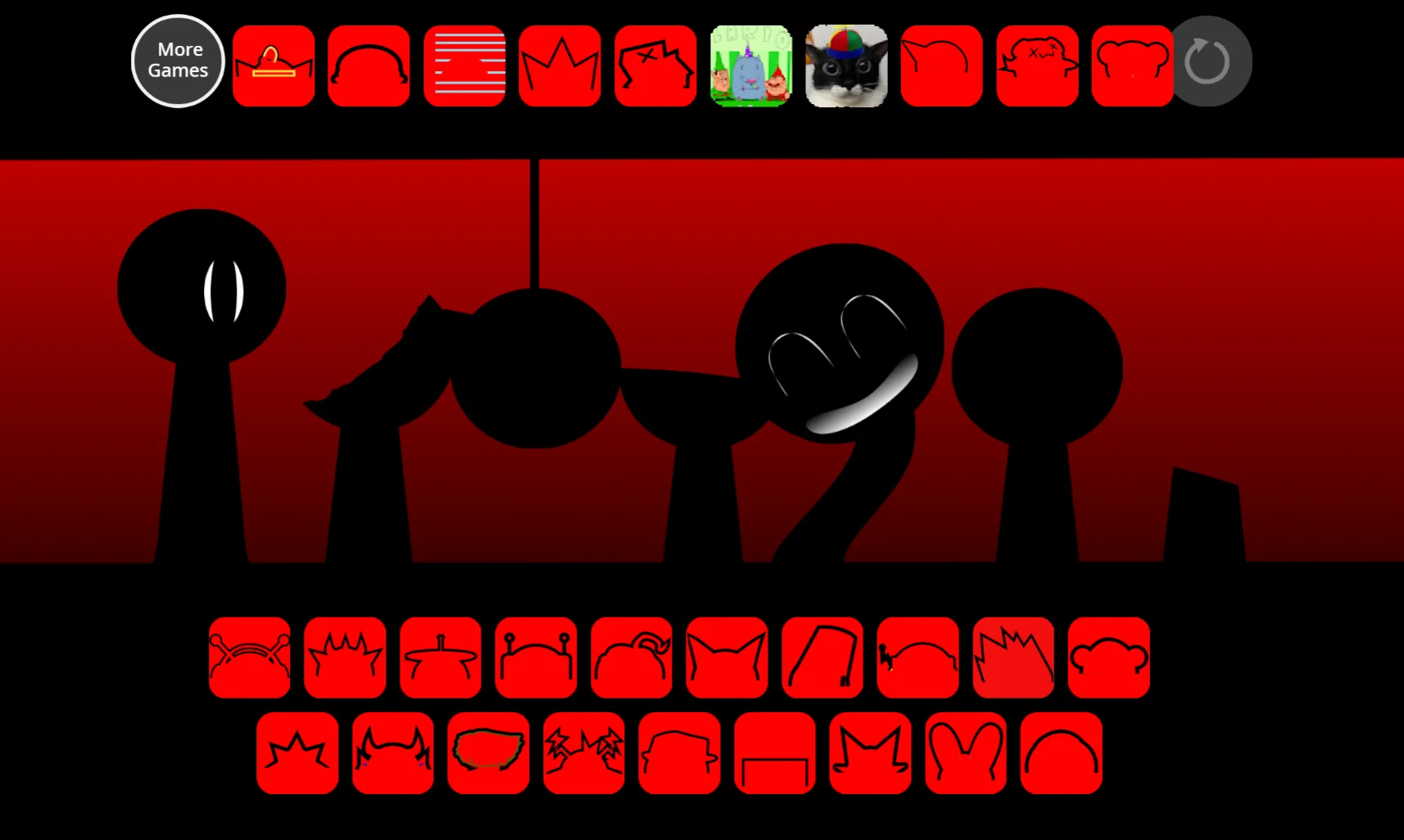 Sprunki Phase 4 Retake gameplay dragging icons