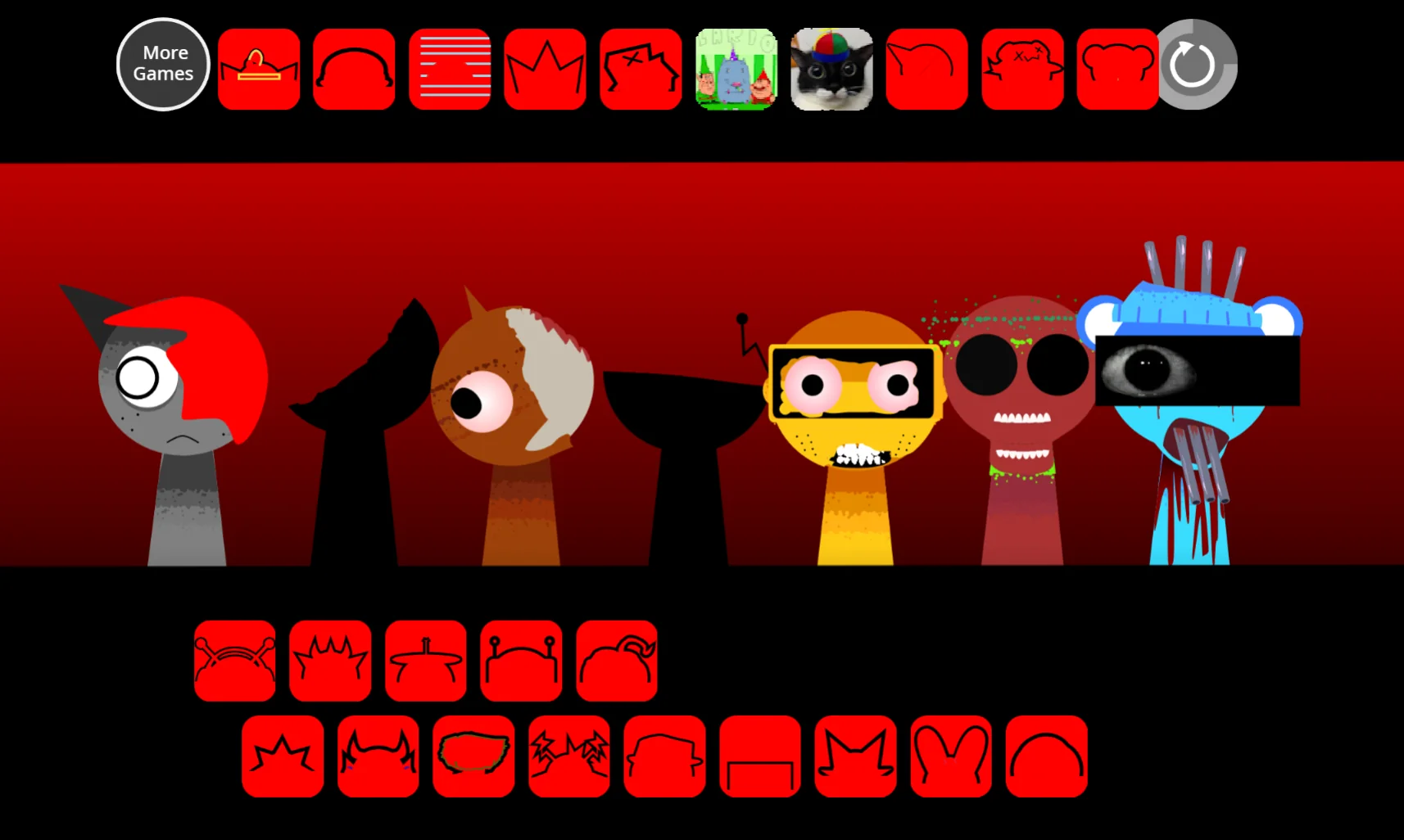 Sprunki Phase 4 Retake character variety