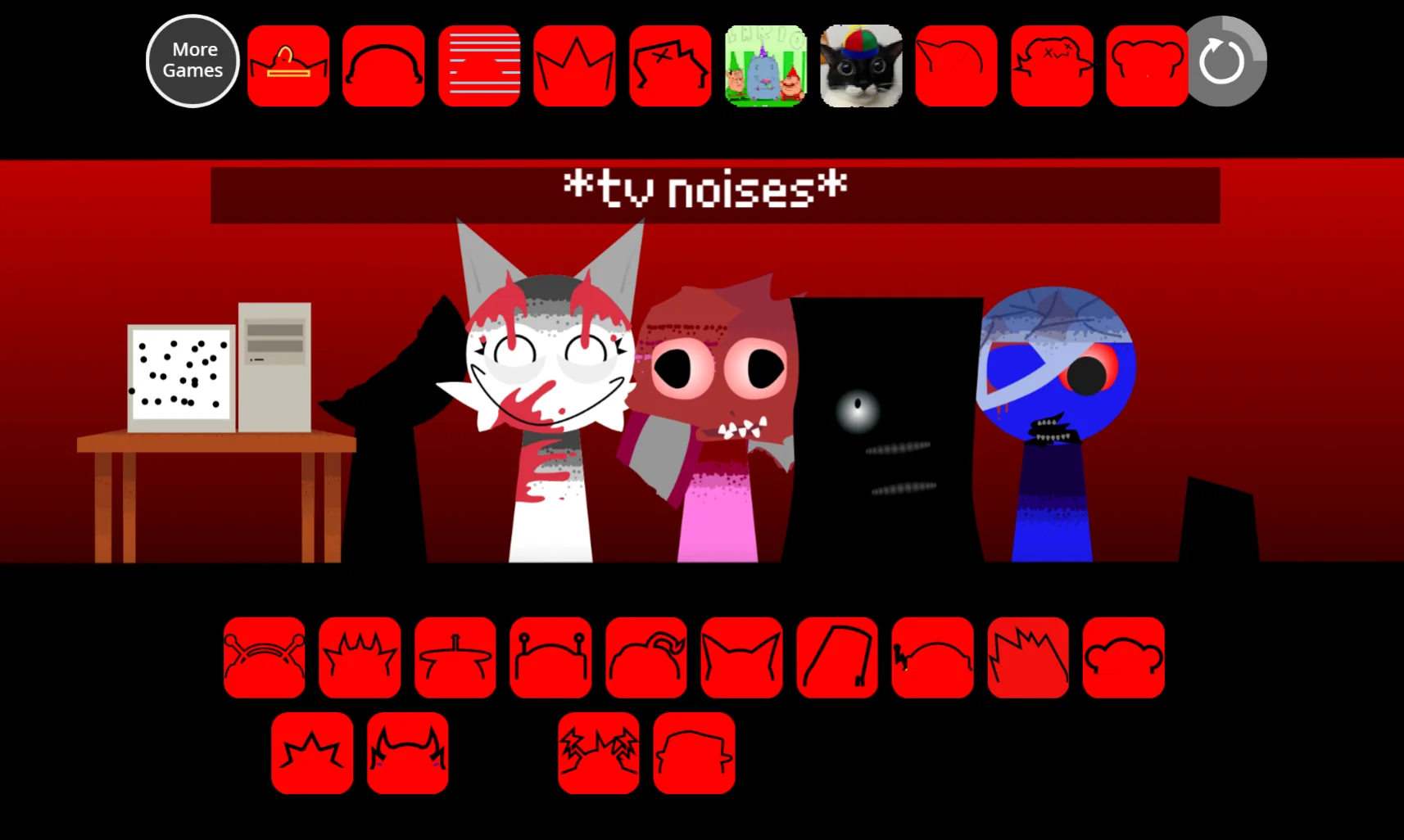 Sprunki Phase 4 Retake full screen view