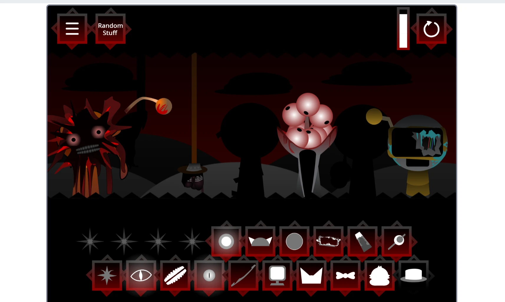 Sprunki Phase 40 sound mixing interface