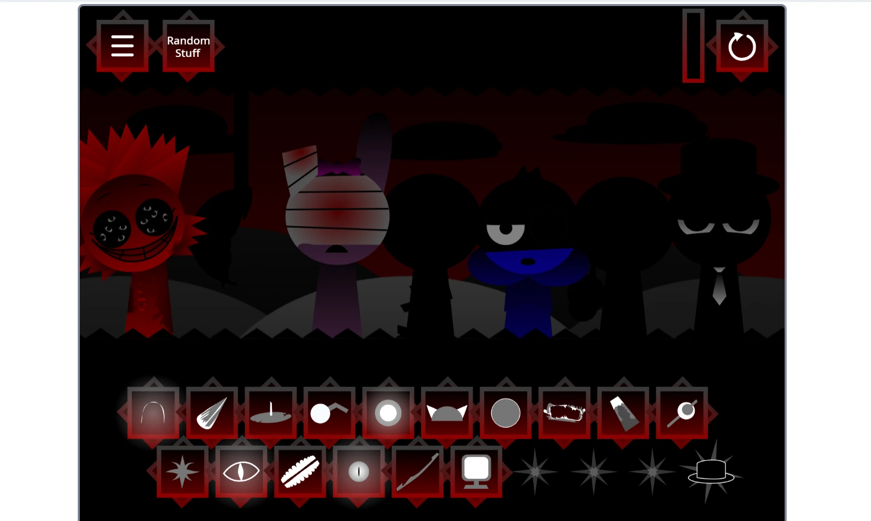 Sprunki Phase 40 game interface overview