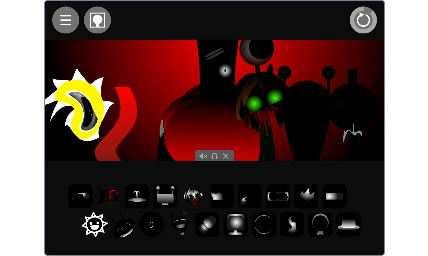 Sprunki Phase 41 music creation interface with multiple active characters