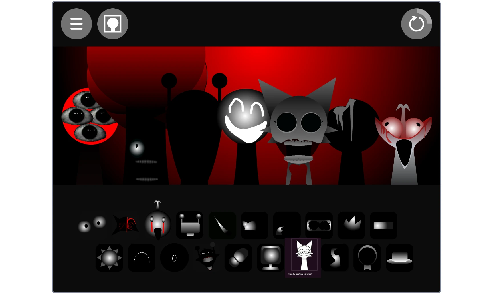 Sprunki Phase 41 showing multiple characters making music together