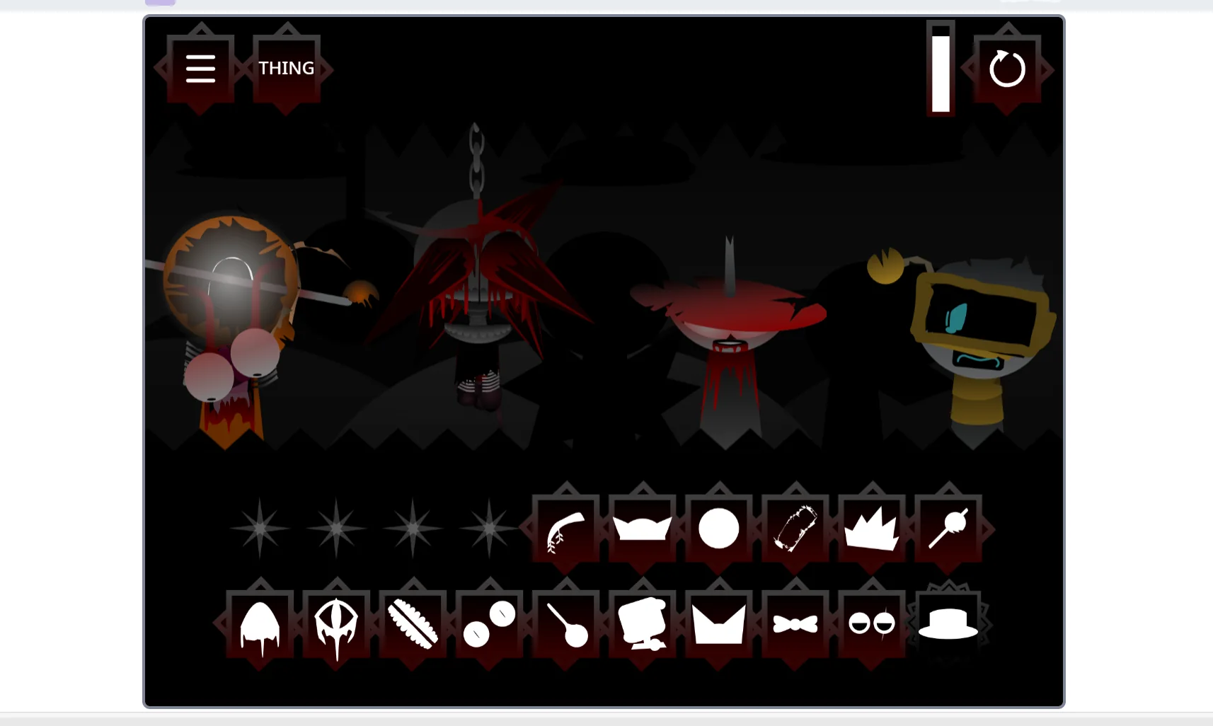 Sprunki Phase 42 music creation and sound mixing screen