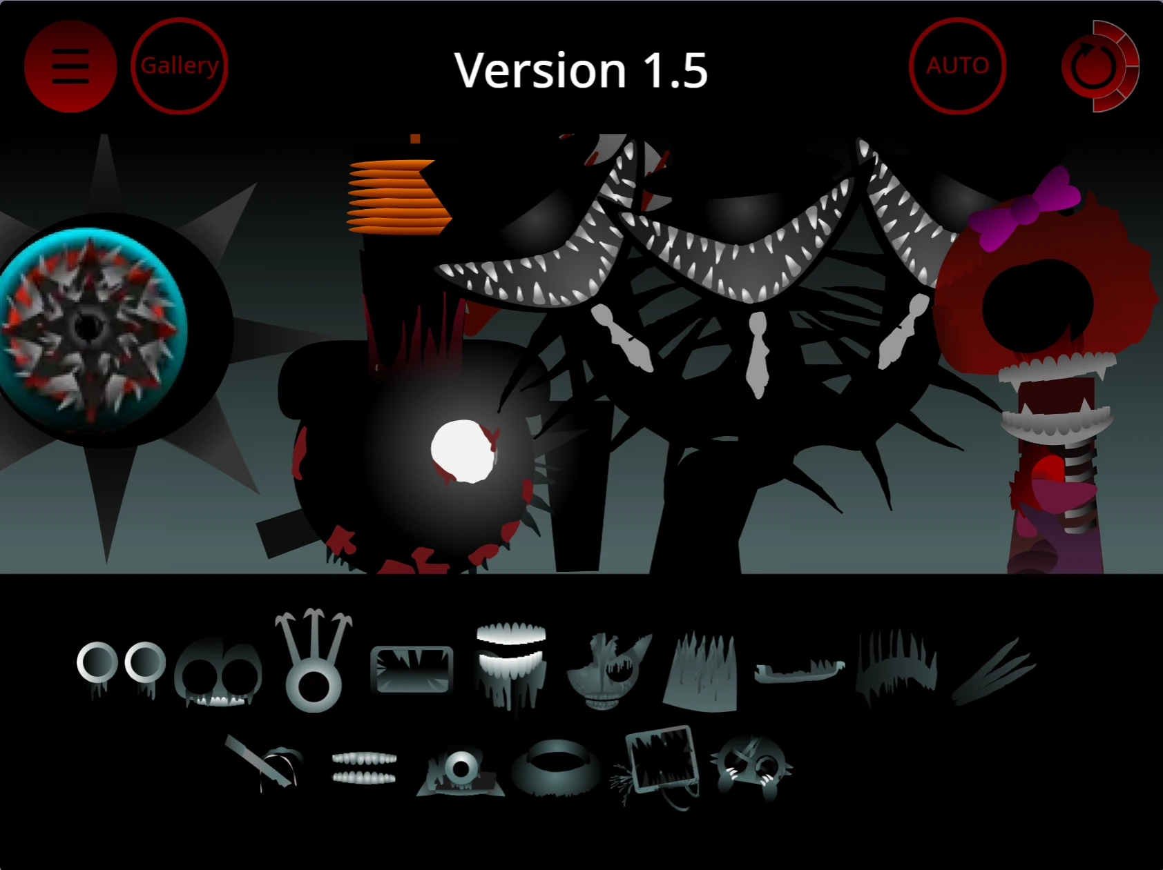 Different character combinations in Sprunki Phase 44