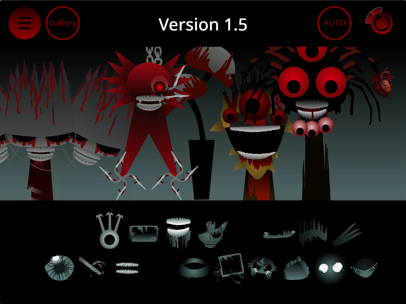 Game controls and options in Sprunki Phase 44