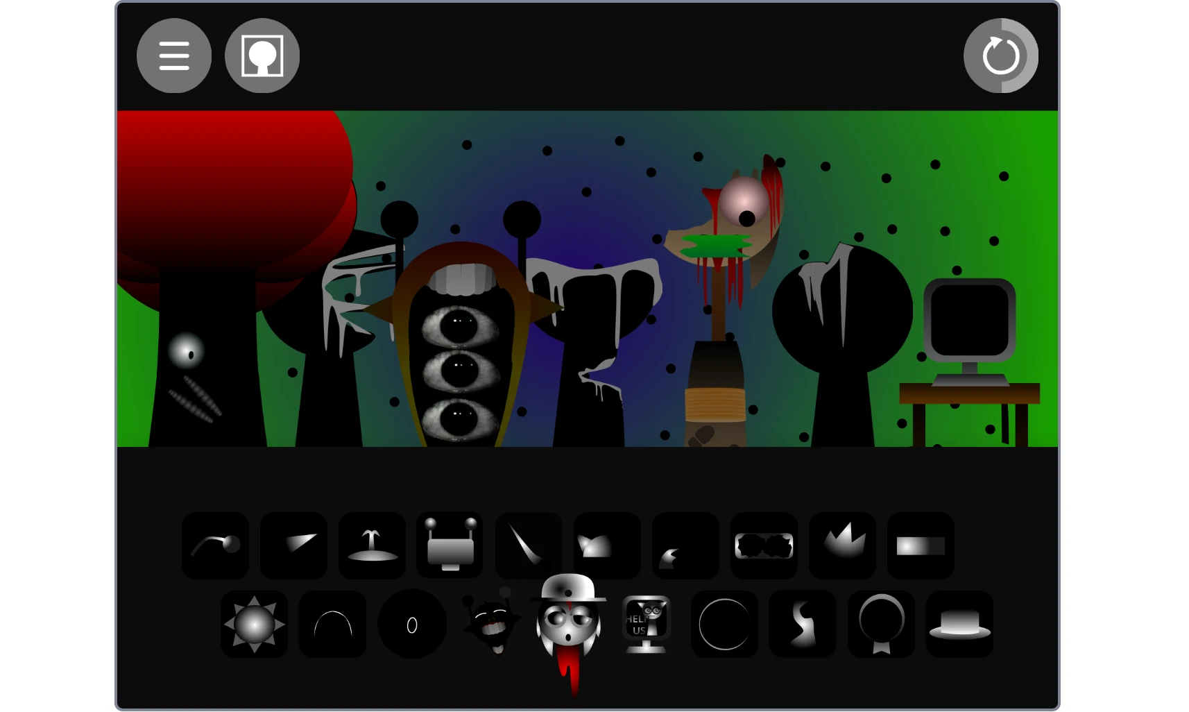 Sprunki Phase 44 V2 special effects and animations