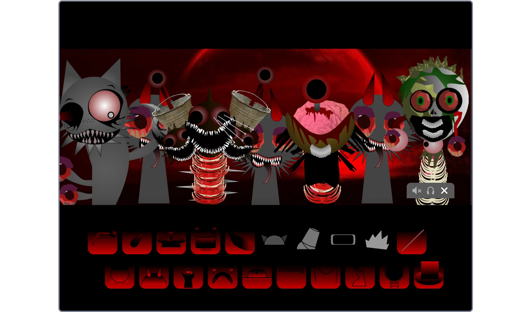 Sprunki Phase 45 Wawa Vibes music mixing with multiple characters