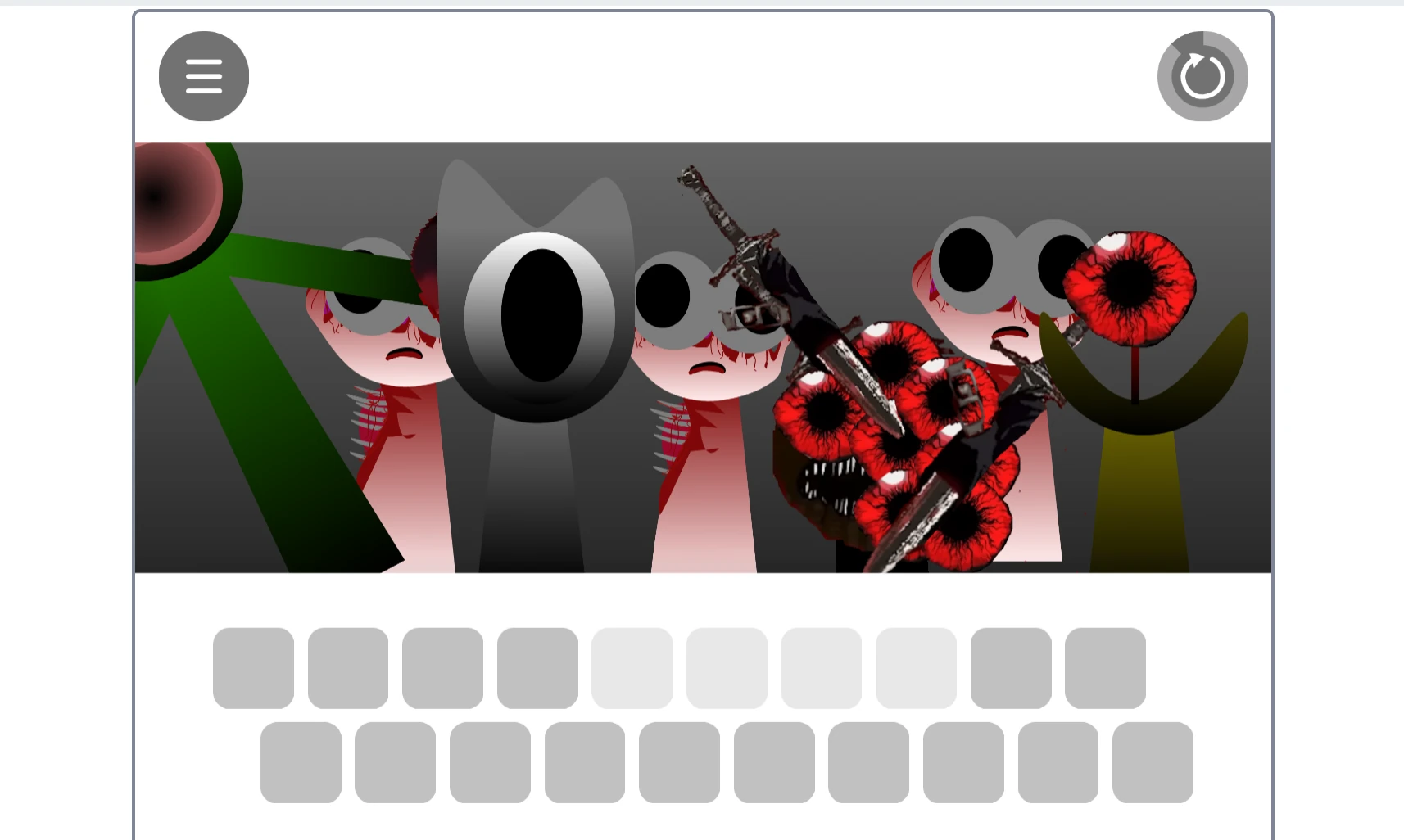 Sprunki Phase 56 rhythm creation screen