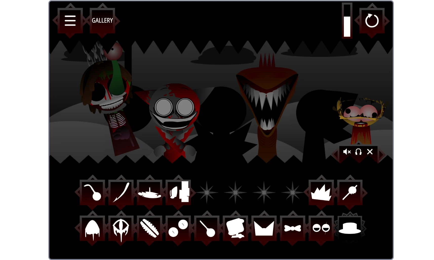 Gameplay screenshot 2 of Incredibox Sprunki Phase 6 Definitive Remastered featuring character interactions
