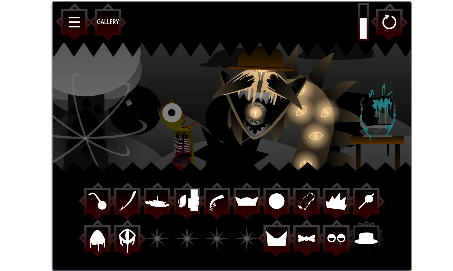 Gameplay screenshot 4 of Incredibox Sprunki Phase 6 Definitive Remastered with multiple characters active