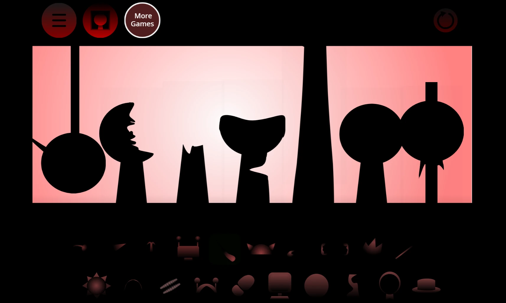 Sprunki Phase 6 Original gameplay showing character selection and sound icons