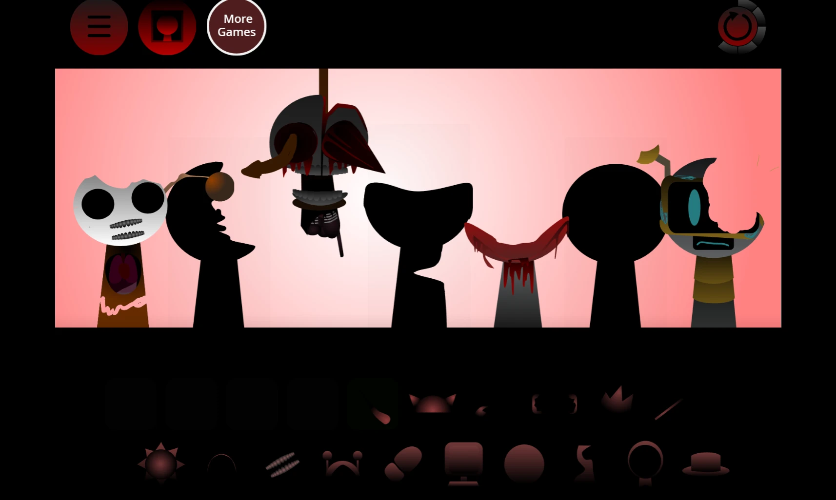 Sprunki Phase 6 original gameplay screen