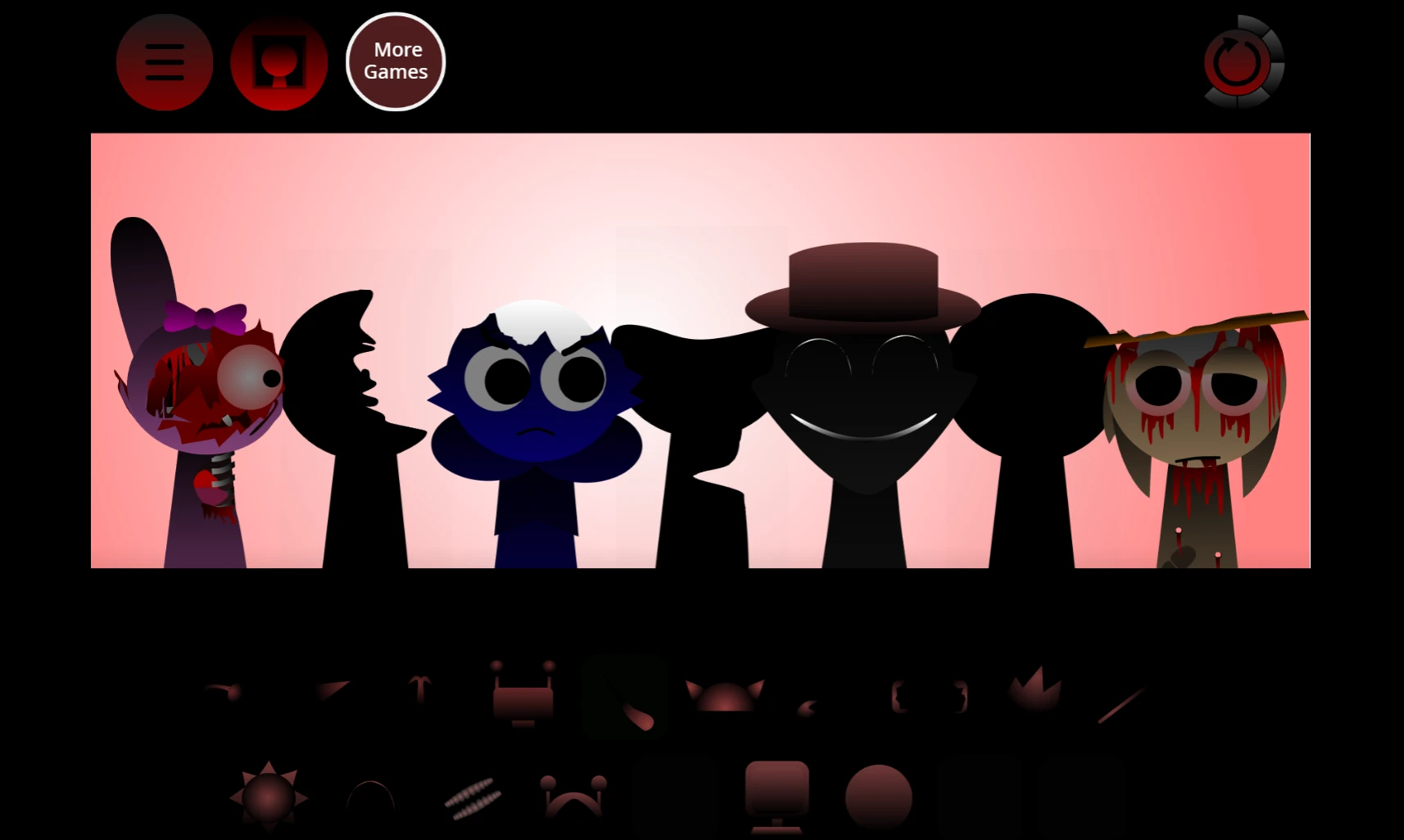 Sprunki Phase 6 sound mixing interface