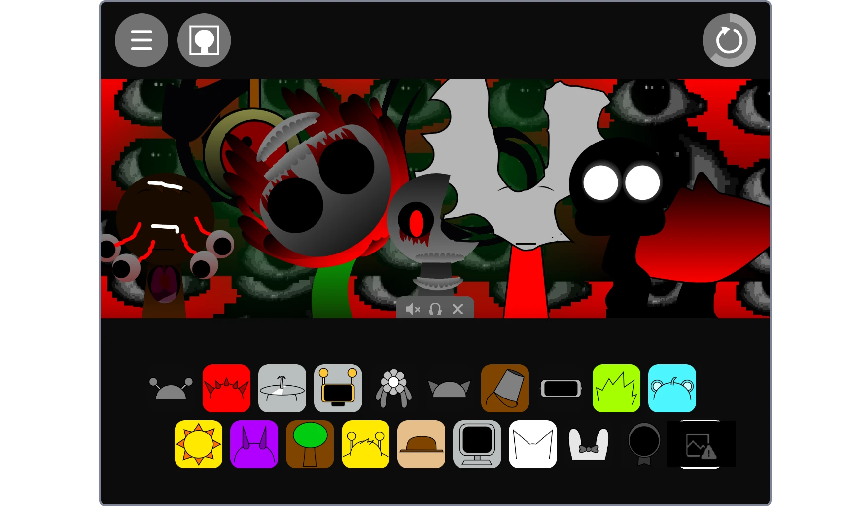 Advanced composition with multiple melody and rhythm layers in Sprunki