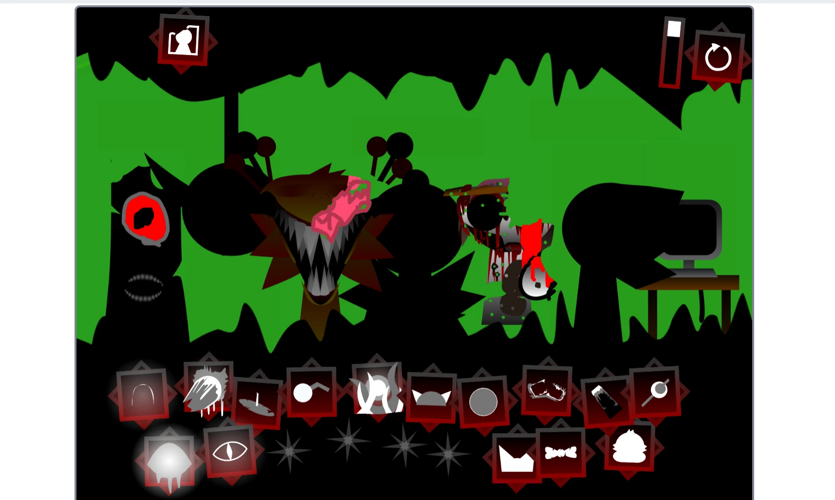 Rhythm creation interface in Sprunki Phase 65 Fanmade