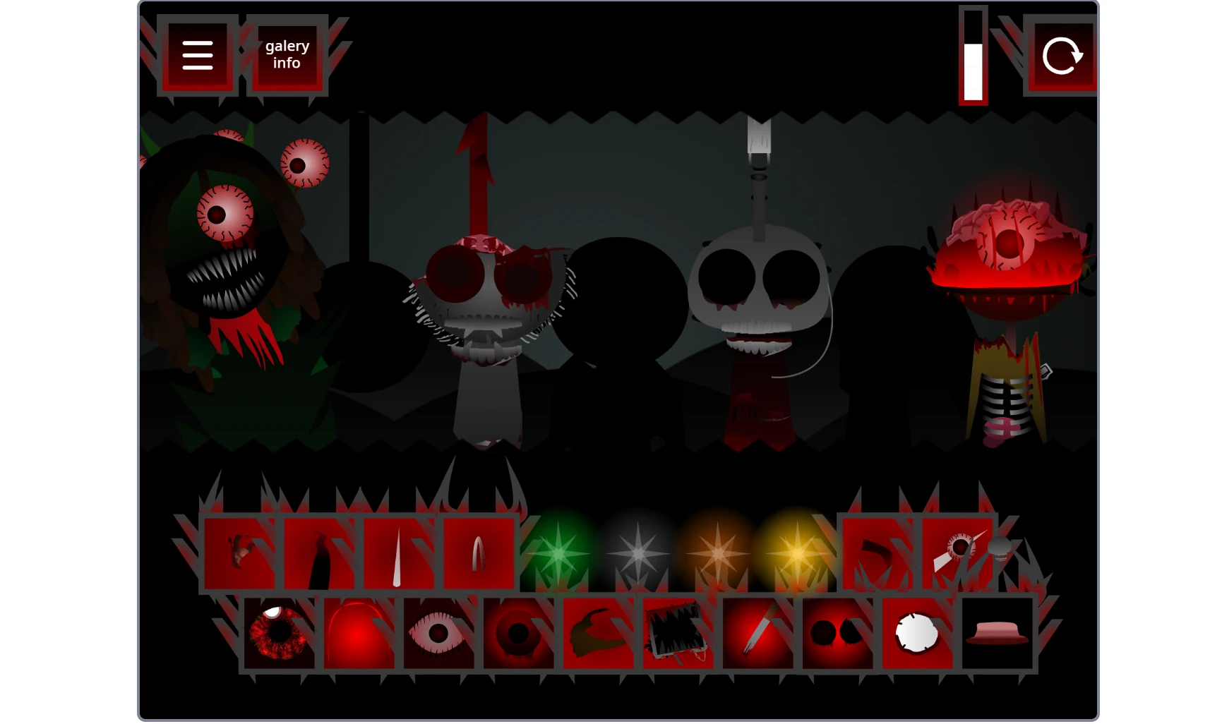 Technical aspects of Sprunki Phase 7.5 V2 showing sound synchronization