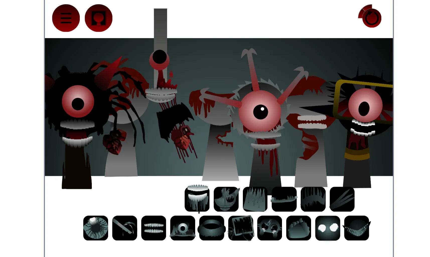 Sprunki Phase 7.5 Official Alive sound icon selection and assignment