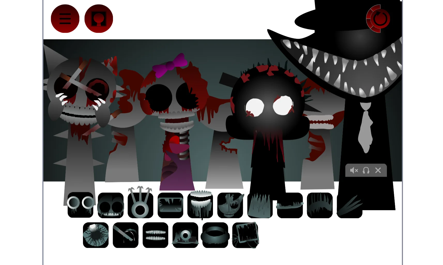 Sprunki Phase 7.5 Official Alive complete music studio with all characters active