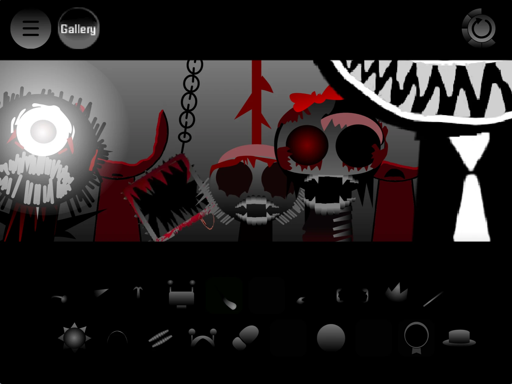 Sprunki Phase 8.5 Online showing sound effect options