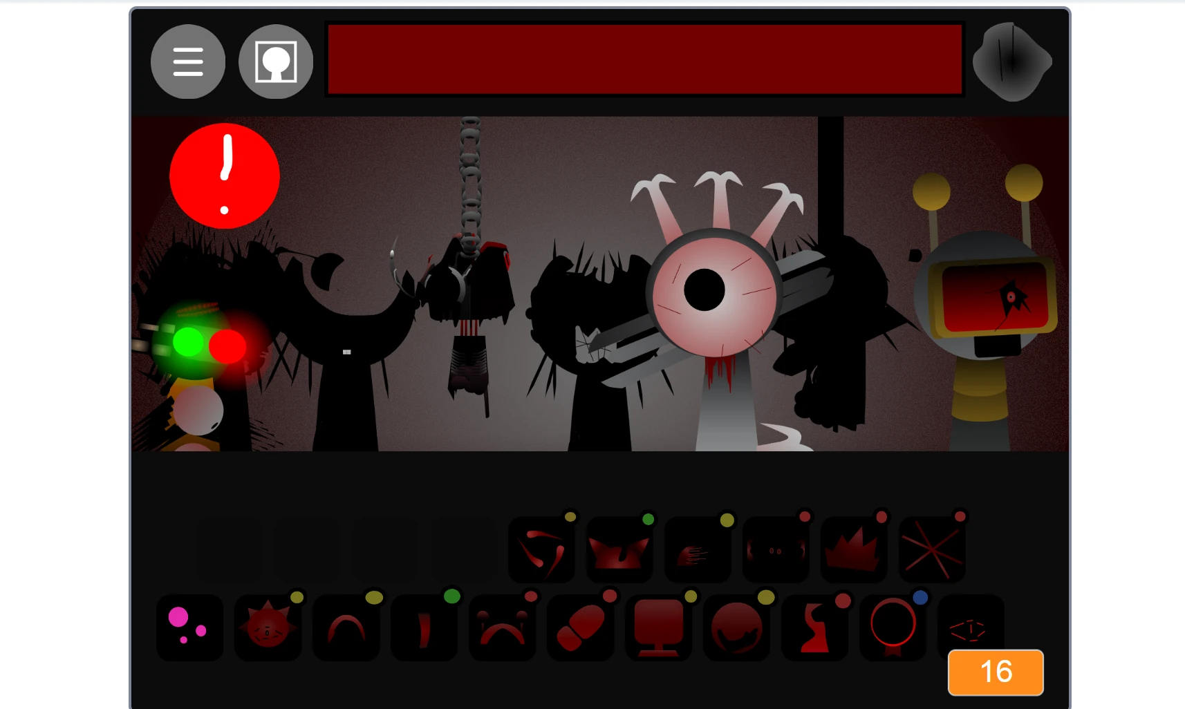 Sprunki Phase 9 Scratch music mixing interface