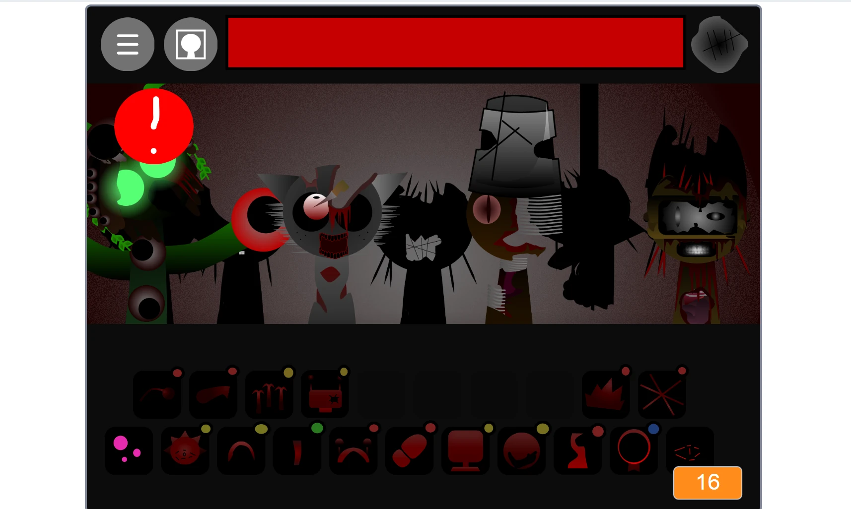 Sprunki Phase 9 Scratch character animation during playback