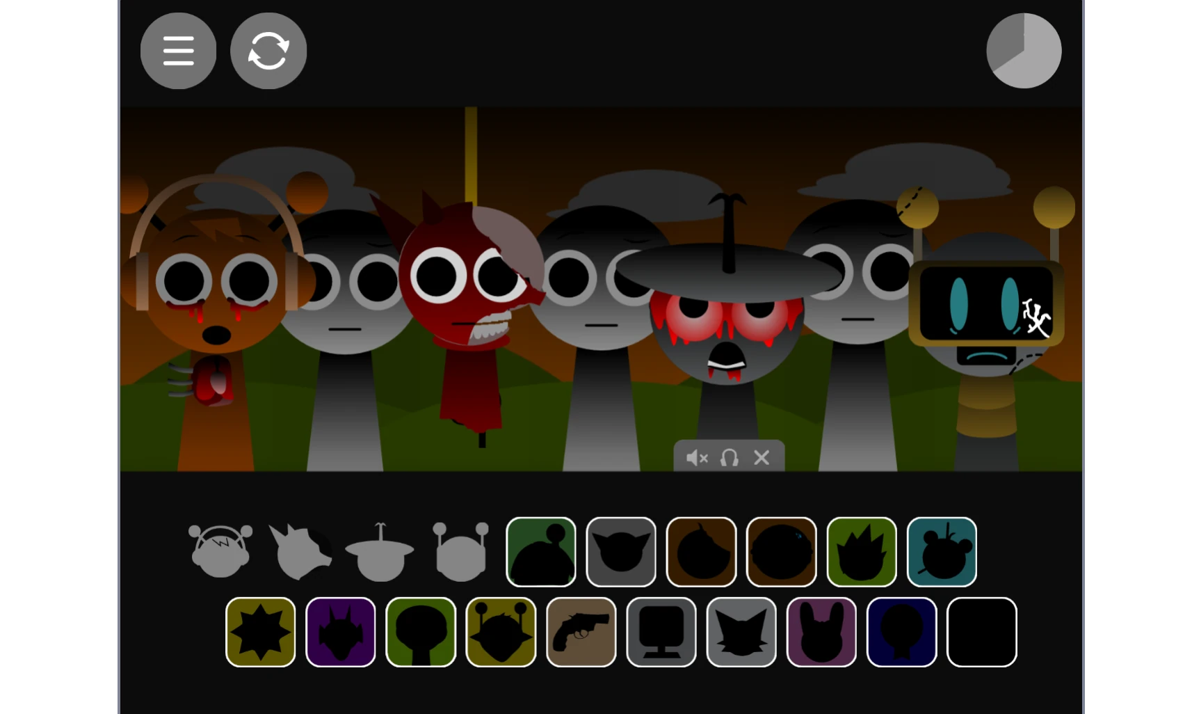 Sprunki Phase 1.7 Online early version gameplay