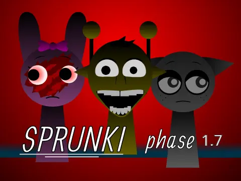 Sprunki Phase 1.7 Online rhythm music game early version