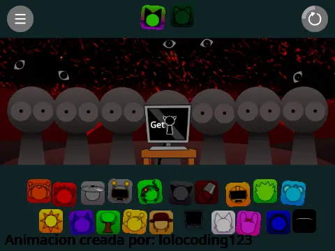 Sprunki Piramixed Colors music game logo with vibrant colorful characters