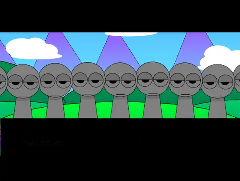 Sprunki Pyramixed Game Logo - Create Music Online